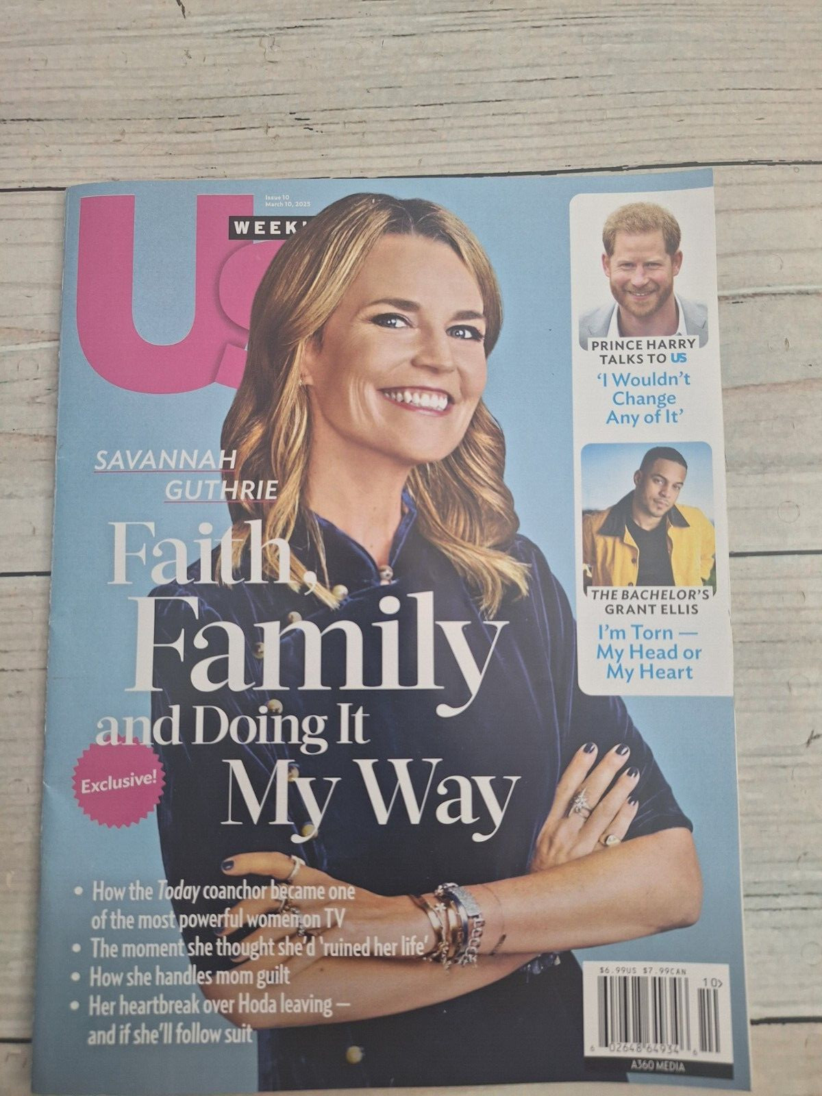 US Weekly March 10, 2025 Magazine Savannah Guthrie – Prince Harry – Grant Ellis