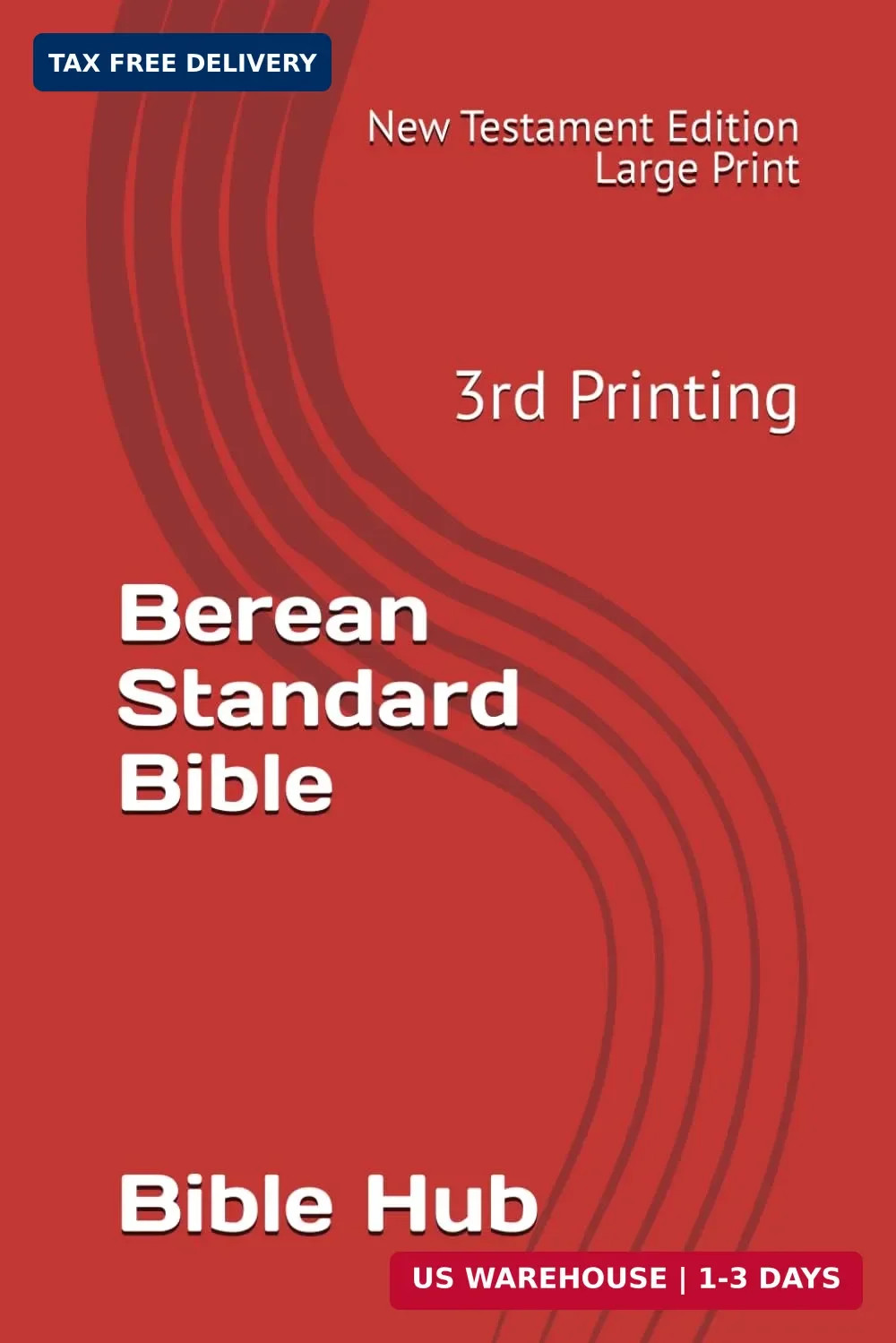 Berean Standard Bible – New Testament: 3Rd Printing – Large Print FAST SHIPPING