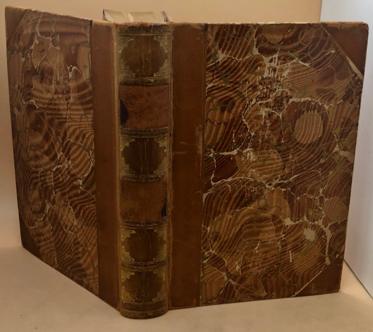 Conquest of Peru by William Prescott COMPLETE 2V OLD ANTIQUE 1/2 LEATHER HISTORY