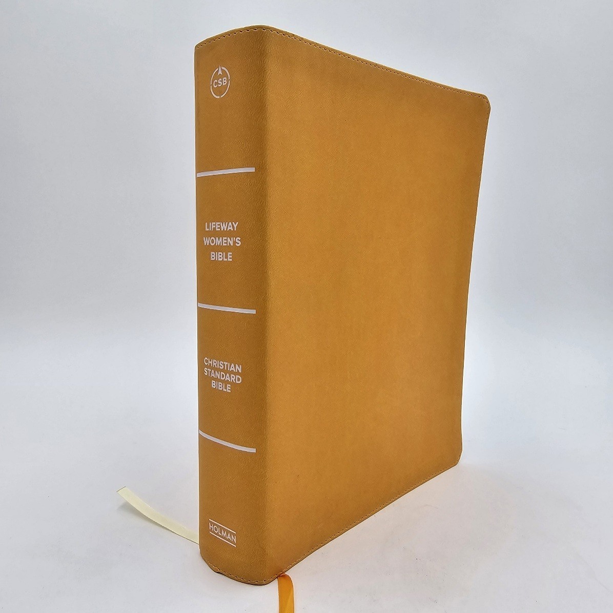 LIKE NEW | CSB Lifeway Women&rsquo;s Bible | Marigold LeatherTouch | Devotional Study