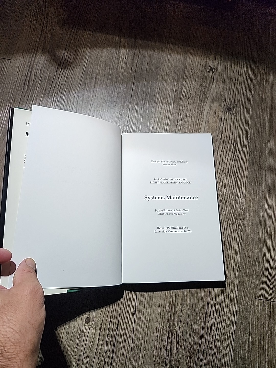 LIGHT PLANE MAINTENANCE LIBRARY, SYSTEMS MAINTENANCE, 205 PAGES, 1987,