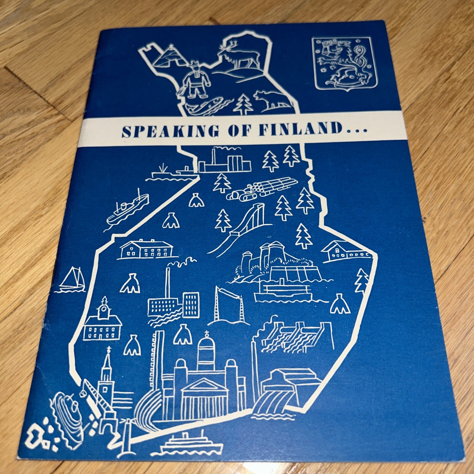 1952 SPEAKING OF FINLAND 32 pages by Jaako Kihlberg in English