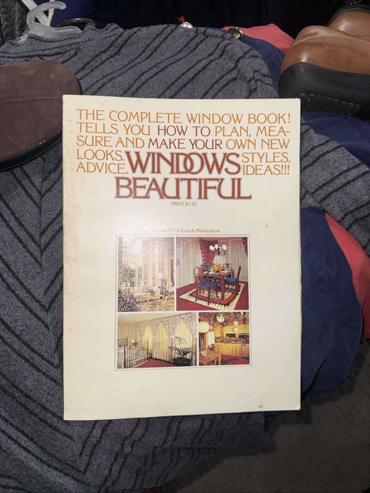 How To Make Your Windows Beautiful 1977 Vol 6 Retro Decorating Guide Set (QS21)
