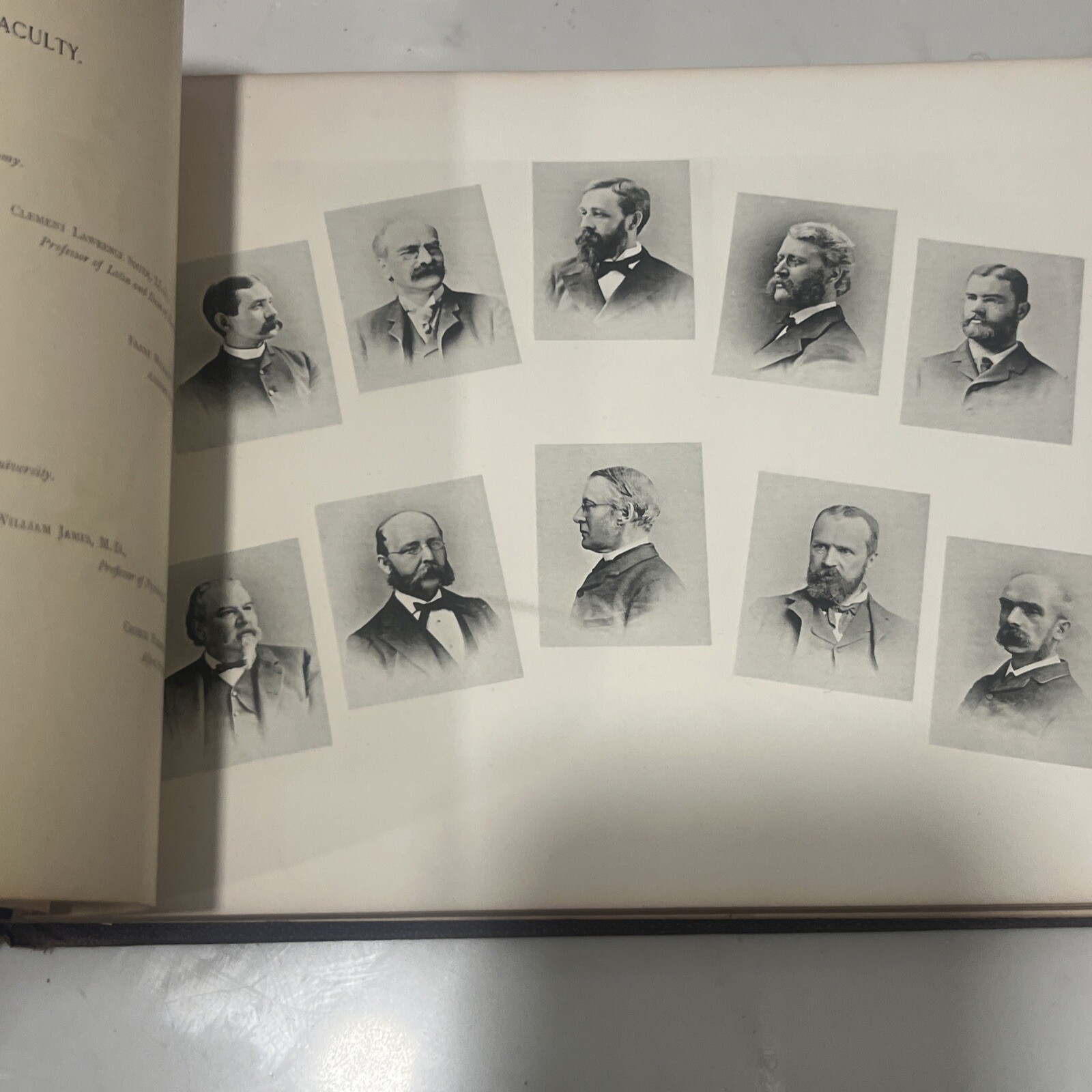 Rare 1891 The Harvard Portfolio Annual Illustrated Record Of Men Book Antique