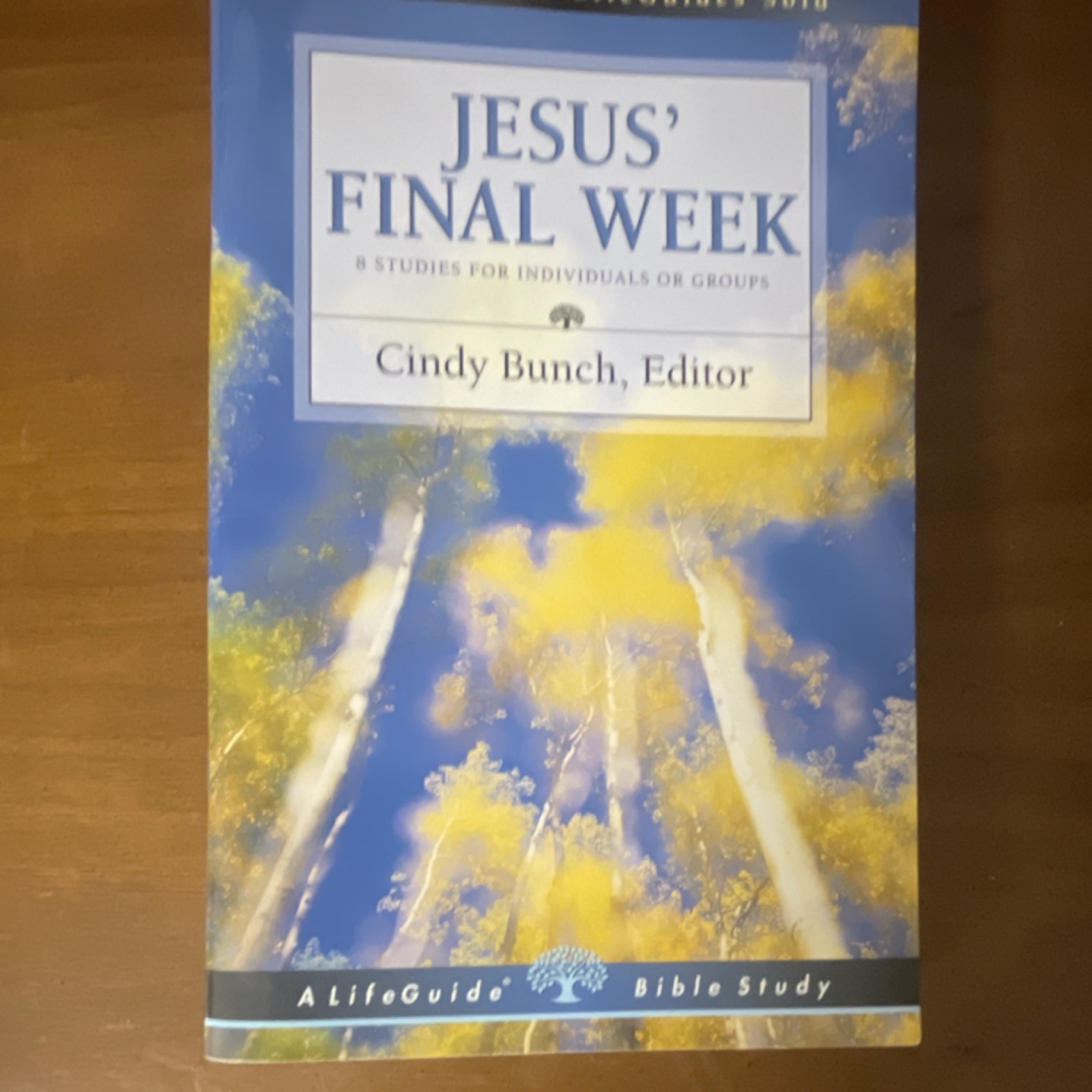 InterVarsity Press Jesus&rsquo; Final Week by Cindy Bunch LifeGuide Bible Study Guide