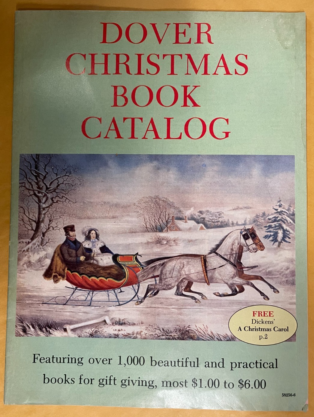 Dover Christmas Book Catalog 1991 VG 48 Pages 30+ Years Old Interesting Ephemera