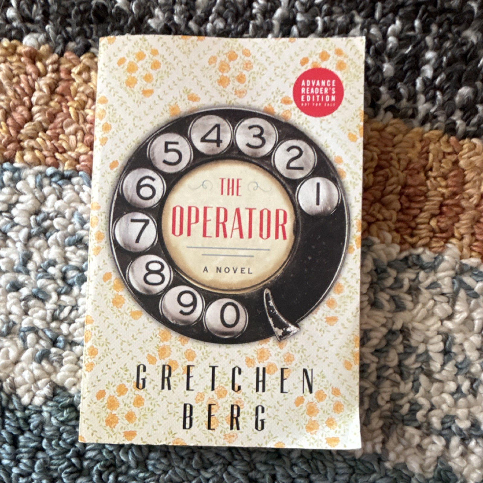 William Morrow The Operator Gretchen Berg Paperback Fiction Signed Advance