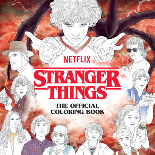 Stranger Things: The Official Coloring Book – Paperback By Netflix – GOOD