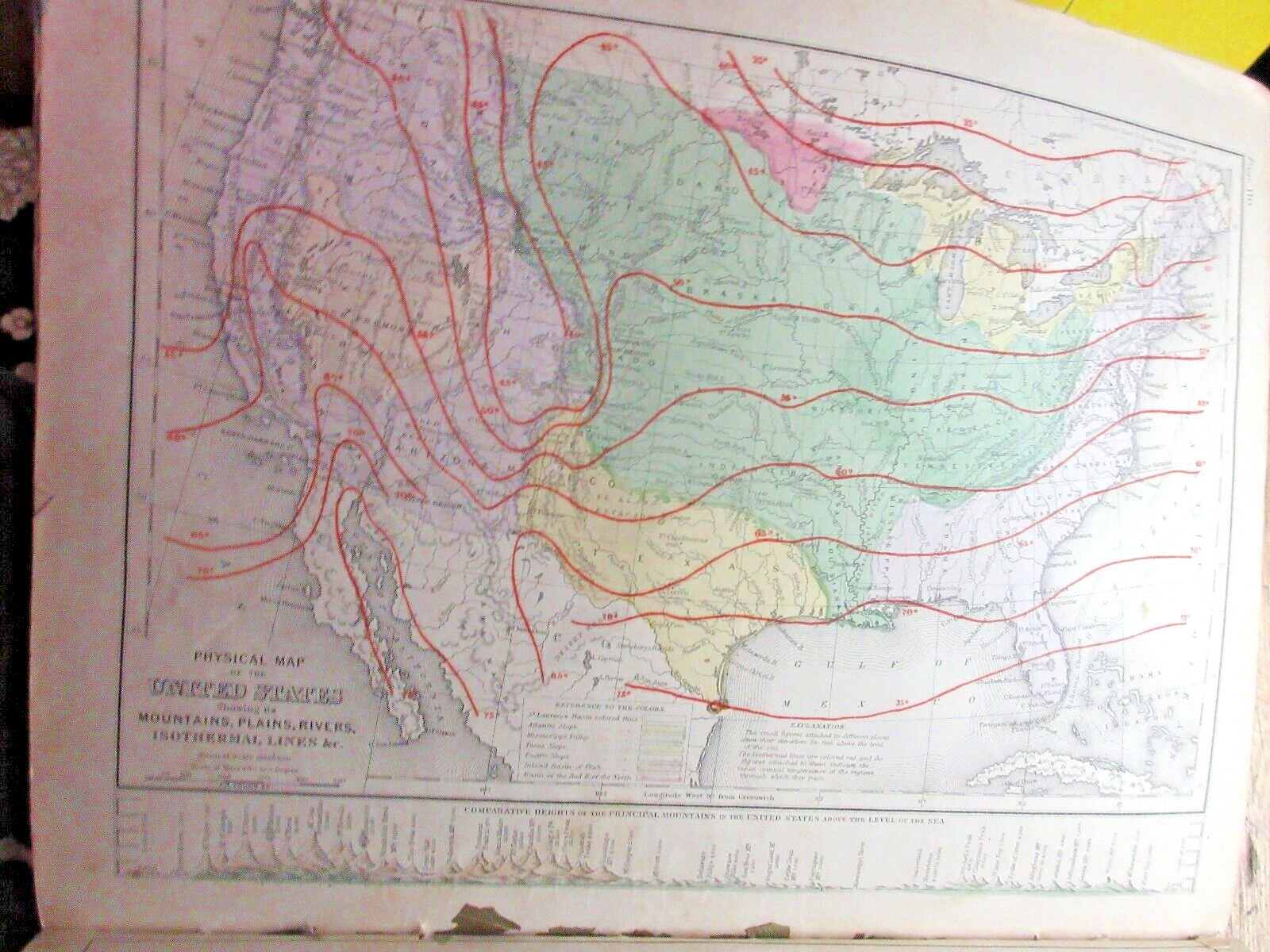 Antique Warren&rsquo;s Physical Geography Elementary Treatise 1873 Cowperthwait & Co