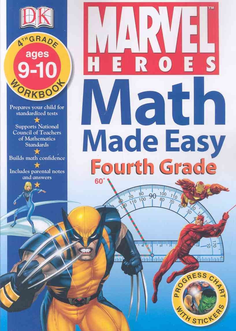 Math Made Easy: Marvel Heroes: Fourth Grade