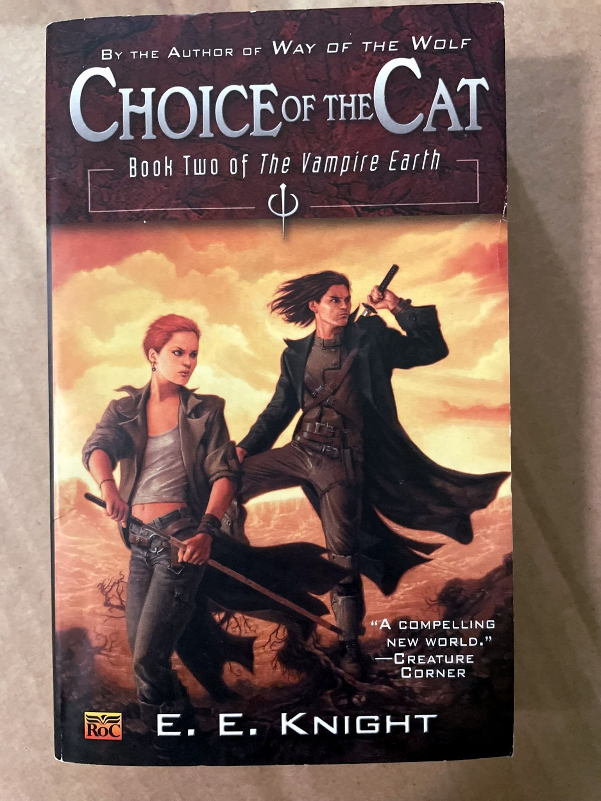 Choice Of The Cat: Book 2 of The Vampire Earth by E. E. Knight (PB, 2004)