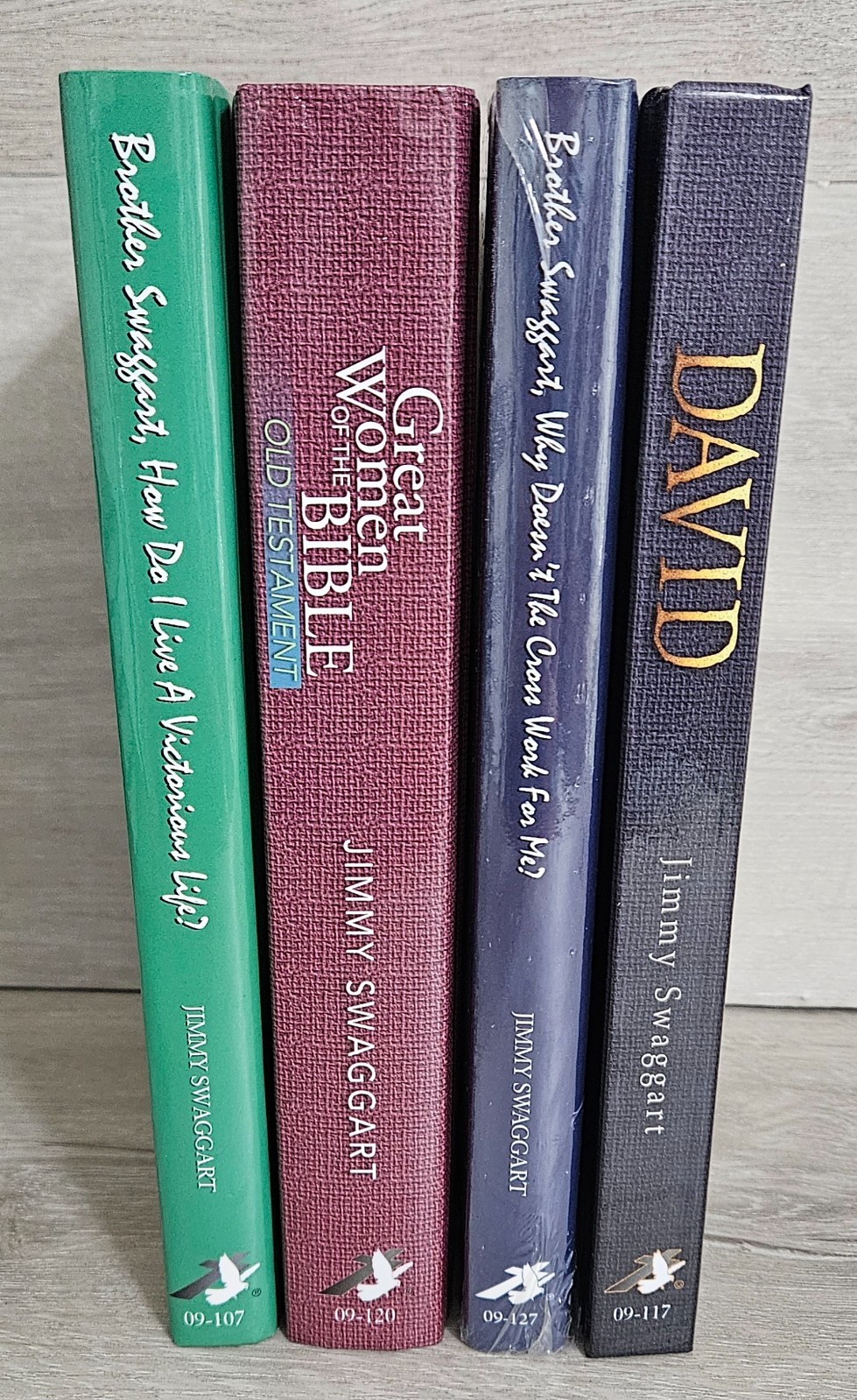 Jimmy Swaggart Lot of 4 Hardcover Books-David, Great Women, Brother Swaggart