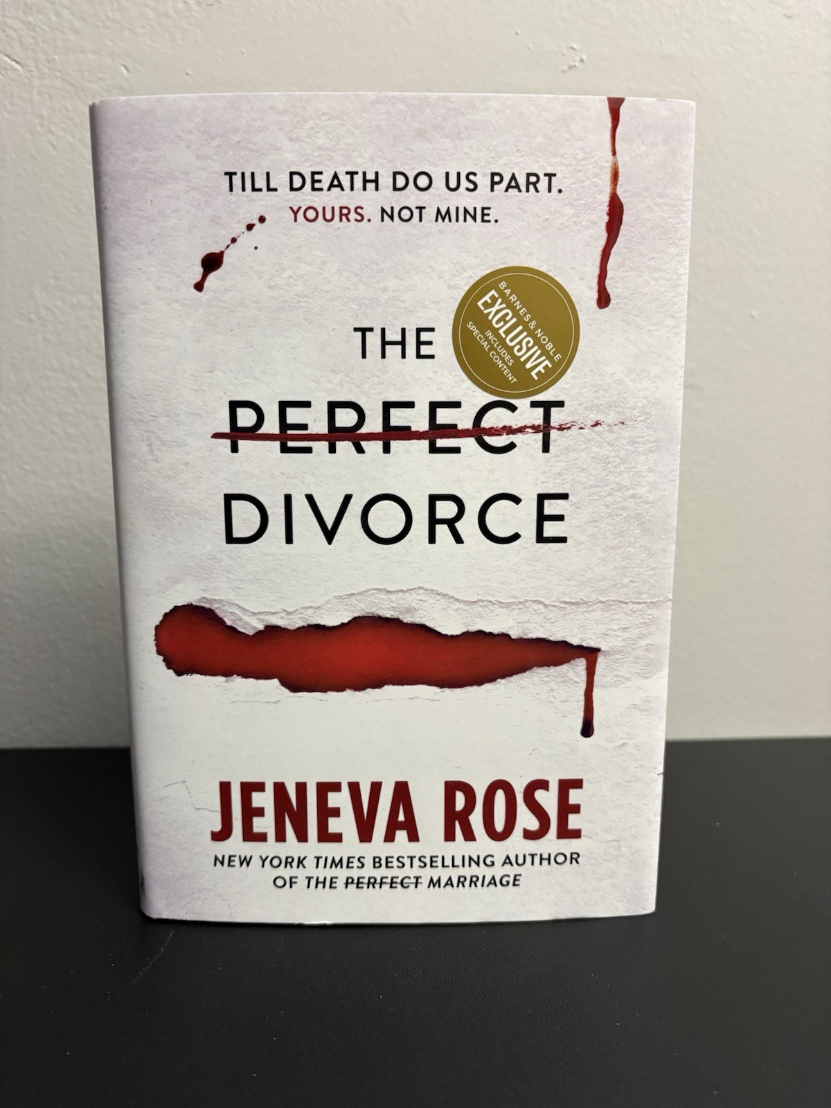 The Perfect Divorce by Jeneva Rose (2025 Hardcover) Barnes & Noble Exclusive
