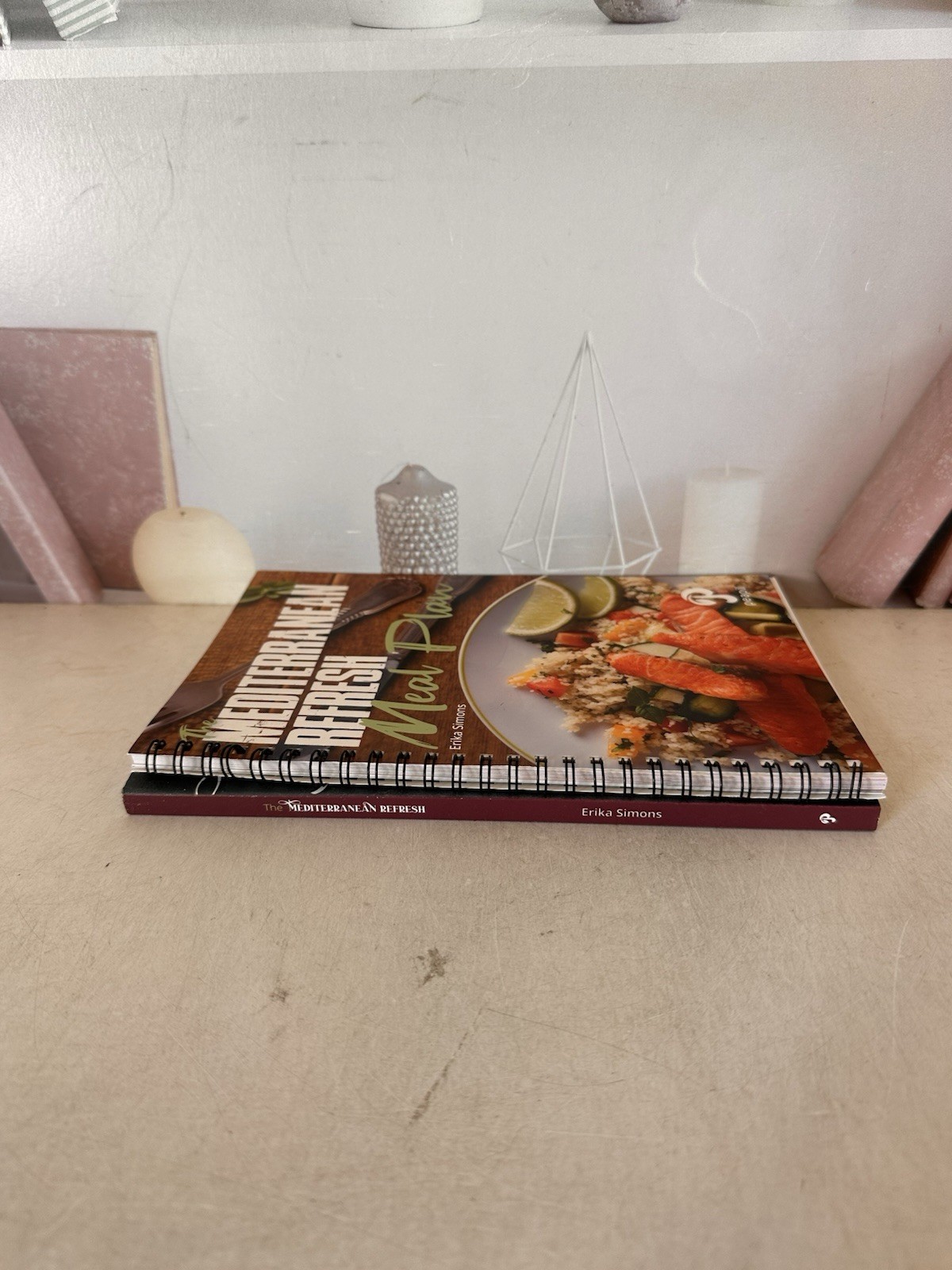 Mediterranean Refresh Erika Simons Book Lot Of 2