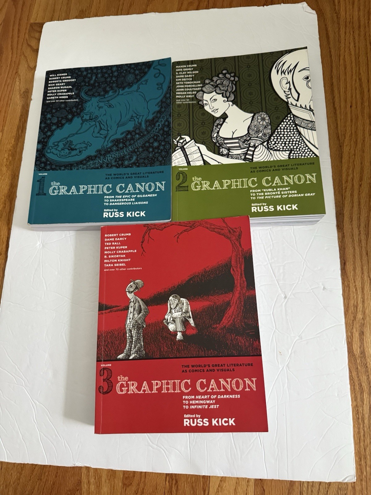Russ Kick THE GRAPHIC CANON Volumes 1-3 2012 Seven Stories Press