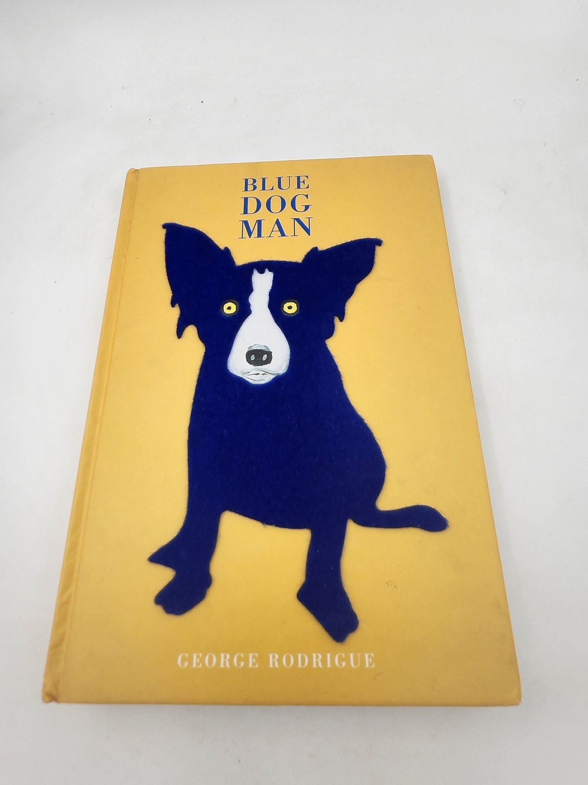 Blue Dog Man by George Rodrigue Hardcover Art Book Stewart Tabori Chang