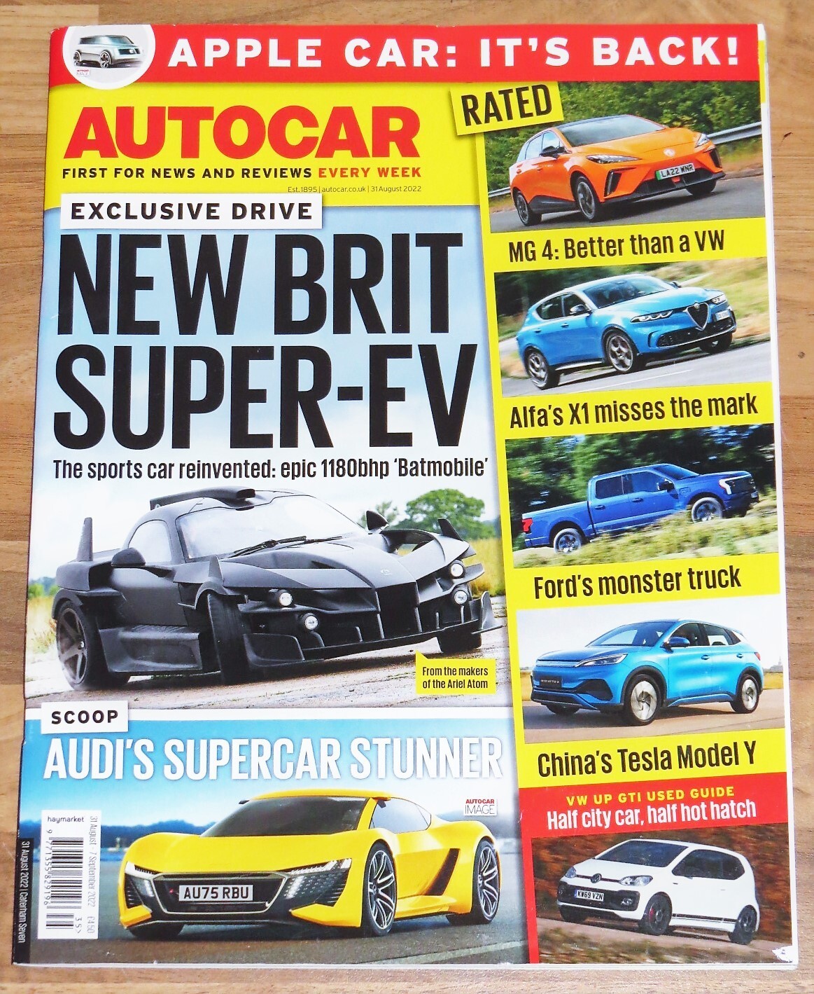 Autocar 31 Aug 2022 – CATERHAM 420 CUP – USED PORSCHE 928 – ELECTRIC FORD F150