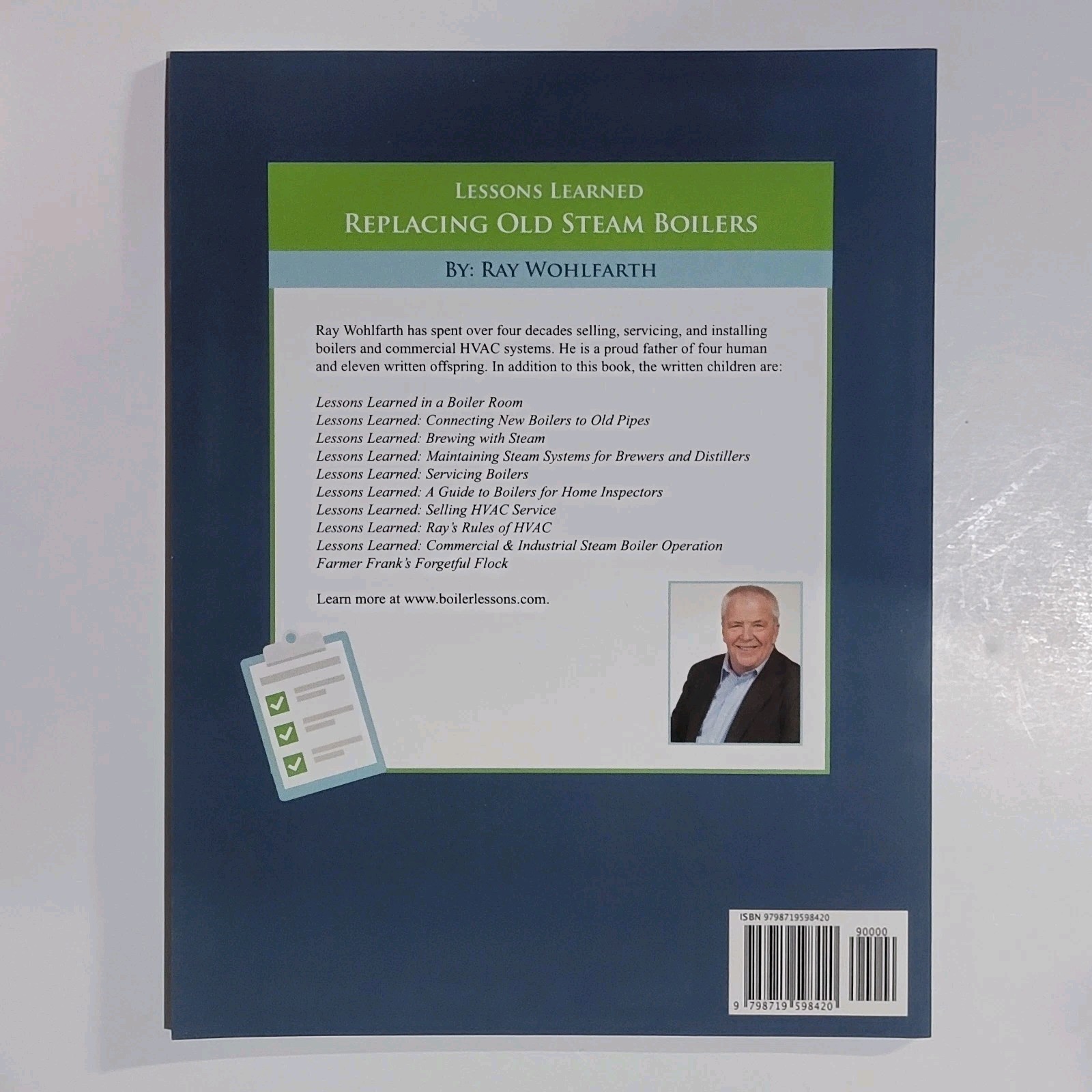 Lessons Learned Replacing Old Steam Boilers Book Ray Wohlfarth