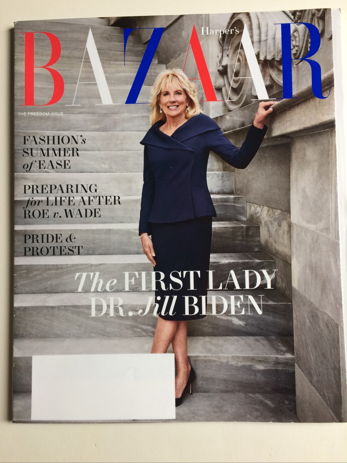 Harper&rsquo;s Bazar Magazine June July 2022 Freedom Issue Dr. Jill Biden First Lady