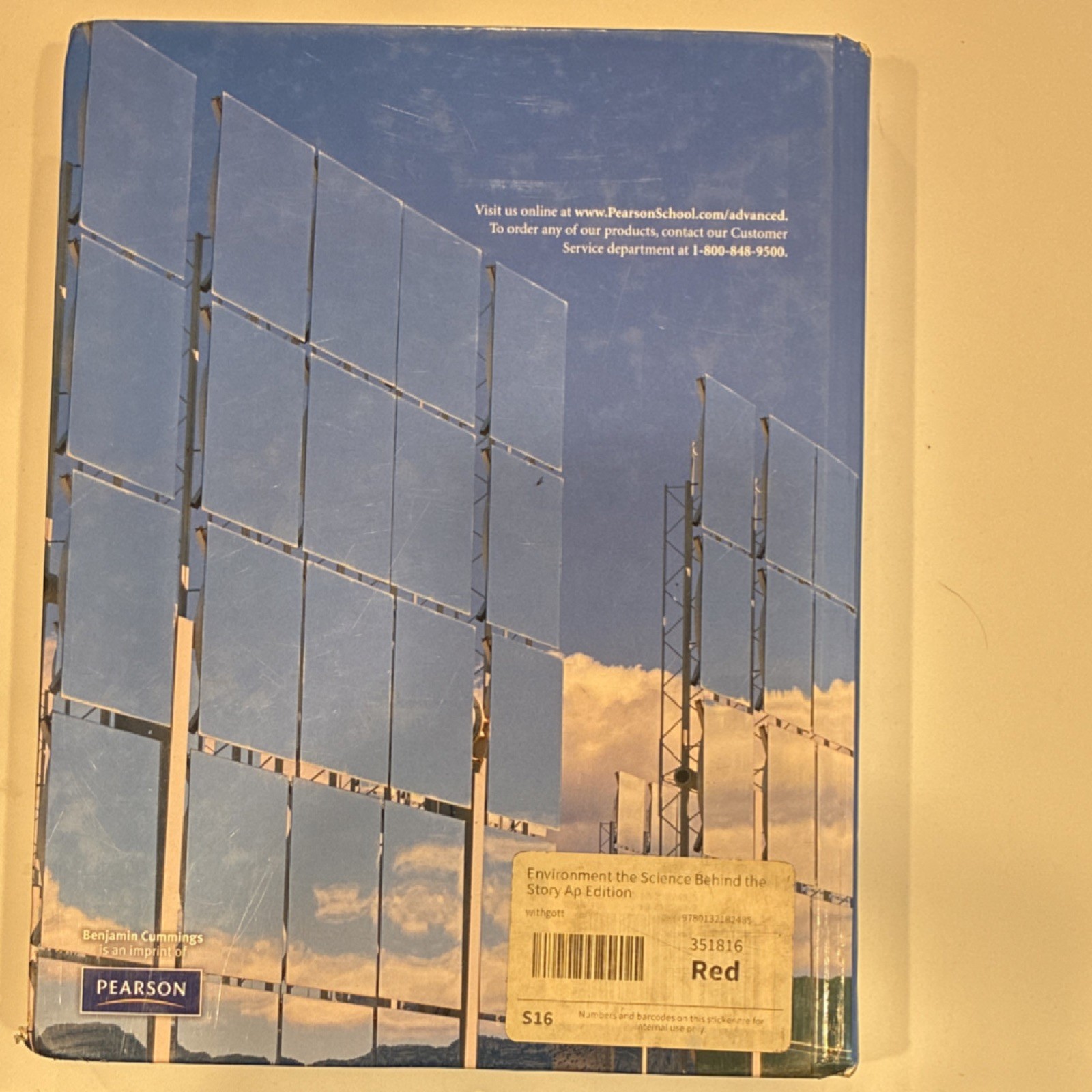Pearson Environment: Science Behind the Stories AP 4th Ed Withgott Brennan HC