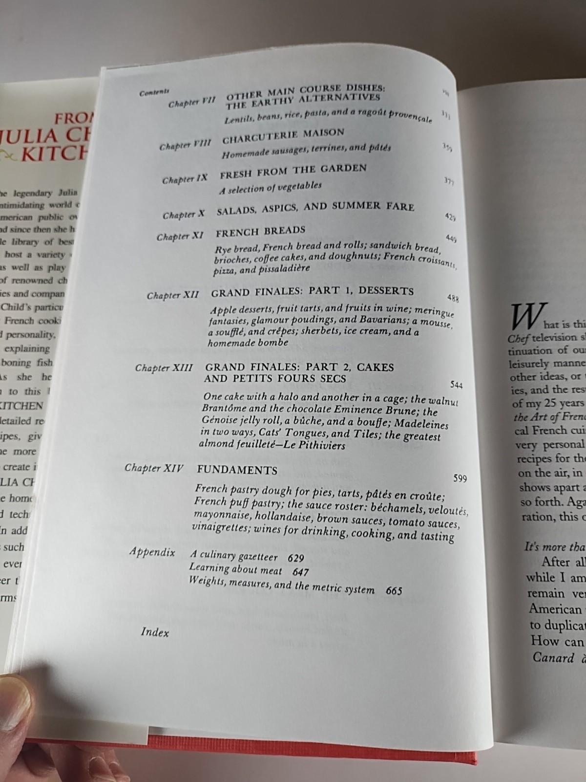 From Julia Child&rsquo;s Kitchen by Julia Child Brand New 1999 HC/DJ 736 Page Cookbook