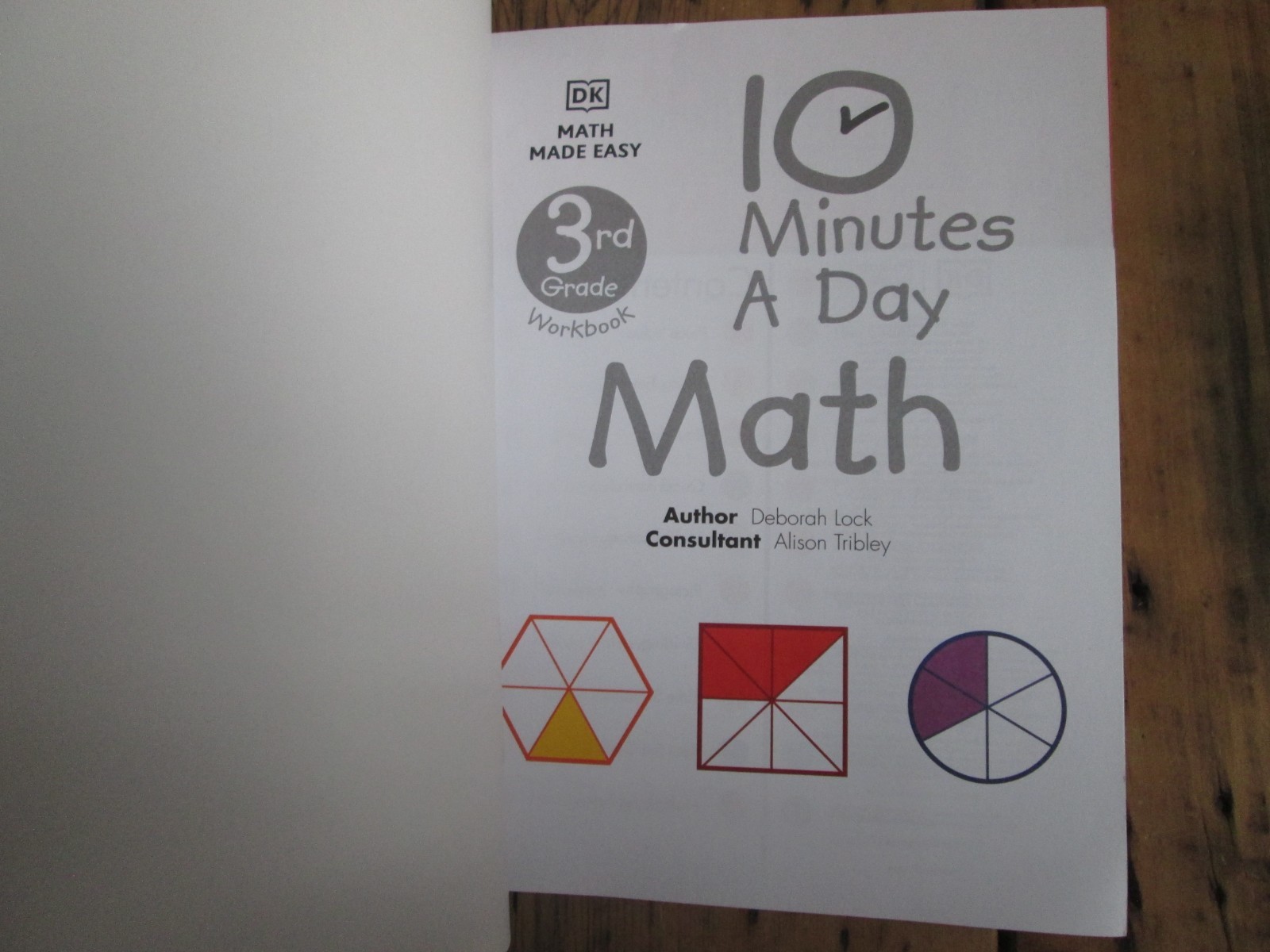 NEW 10 Minutes a Day Math Made Easy 3rd Grade Workbook DK 2020 Trade Paperback