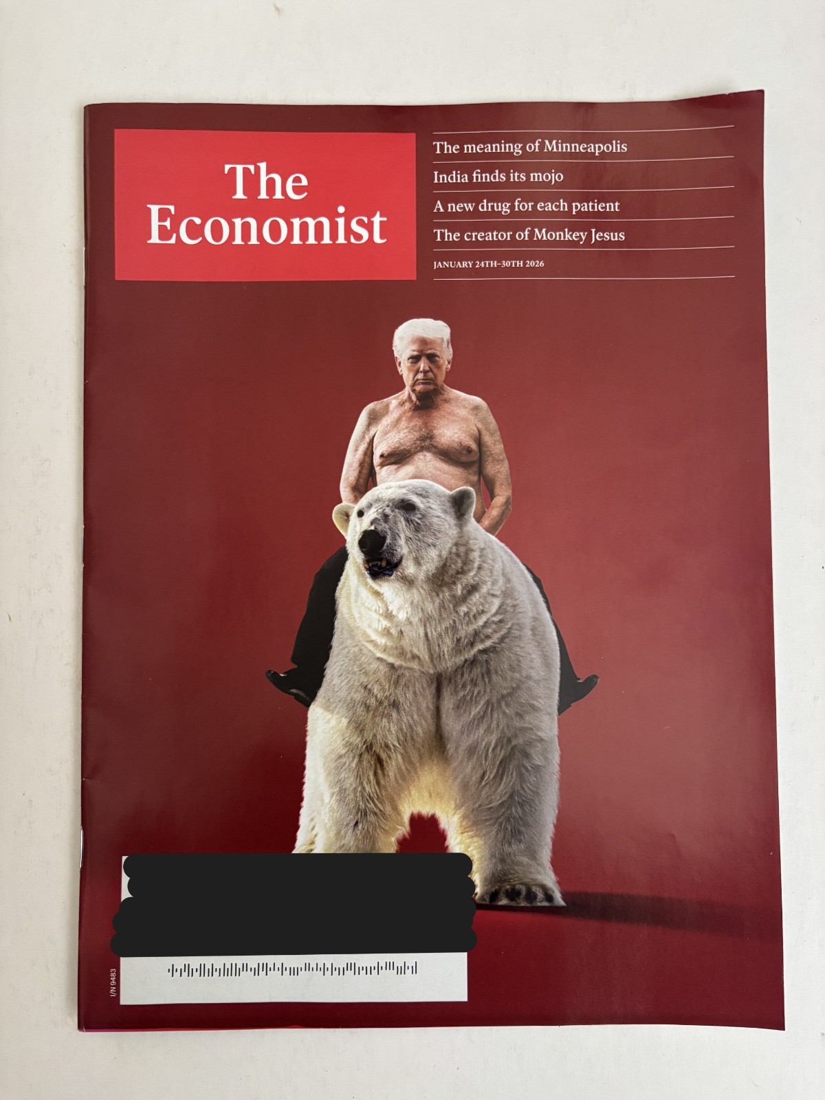 The Economist Magazine January 24th – 30th 2026 Trump Greenland