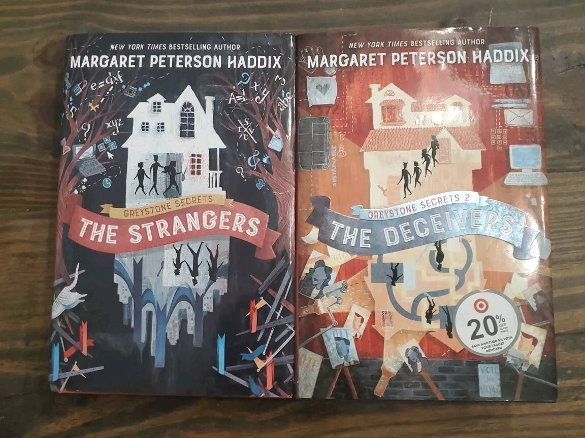 Lot Of 2 Greystone Secrets Novels Margaret Peterson Haddix Hardcover