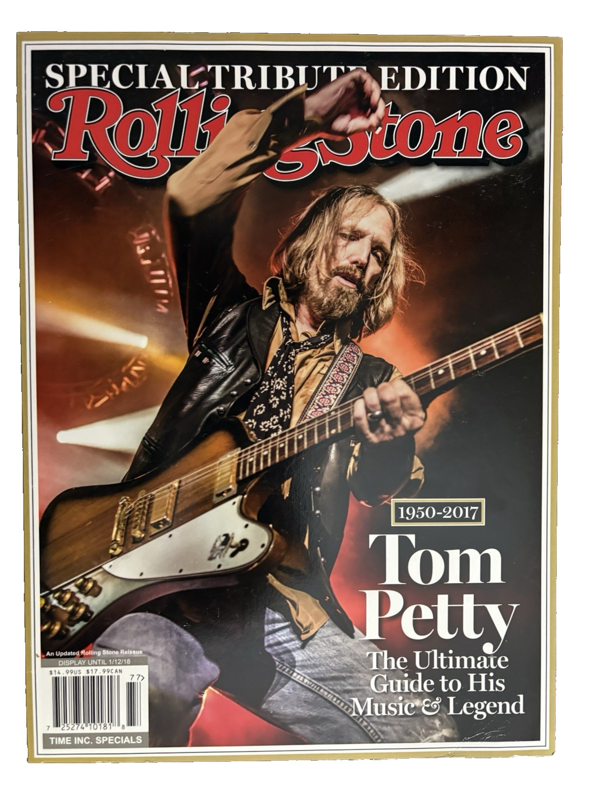 Rolling Stone Tom Petty Special Tribute Edition 2018 Very Good Unread