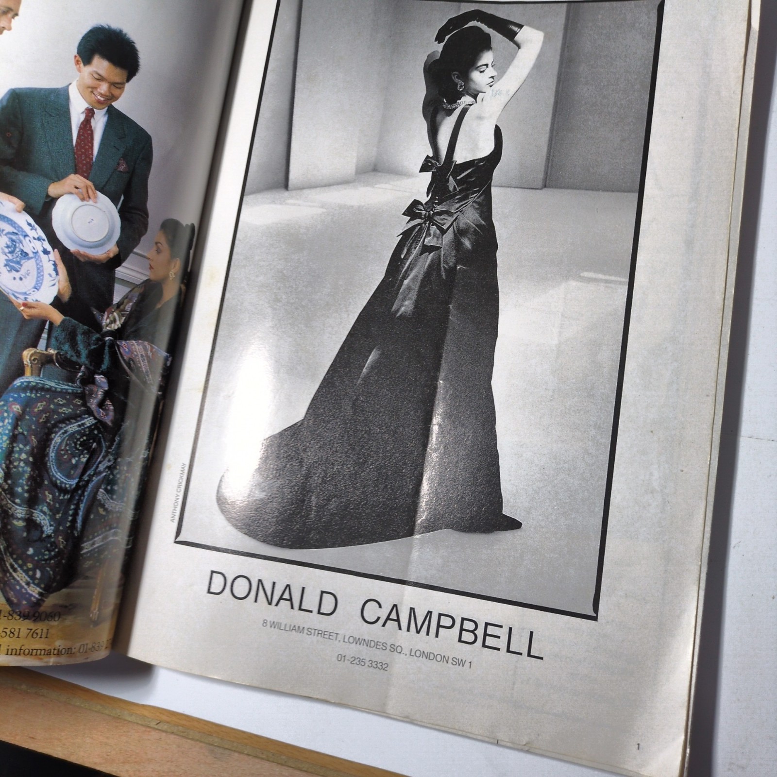 Vogue Christmas December 1987 UK issue