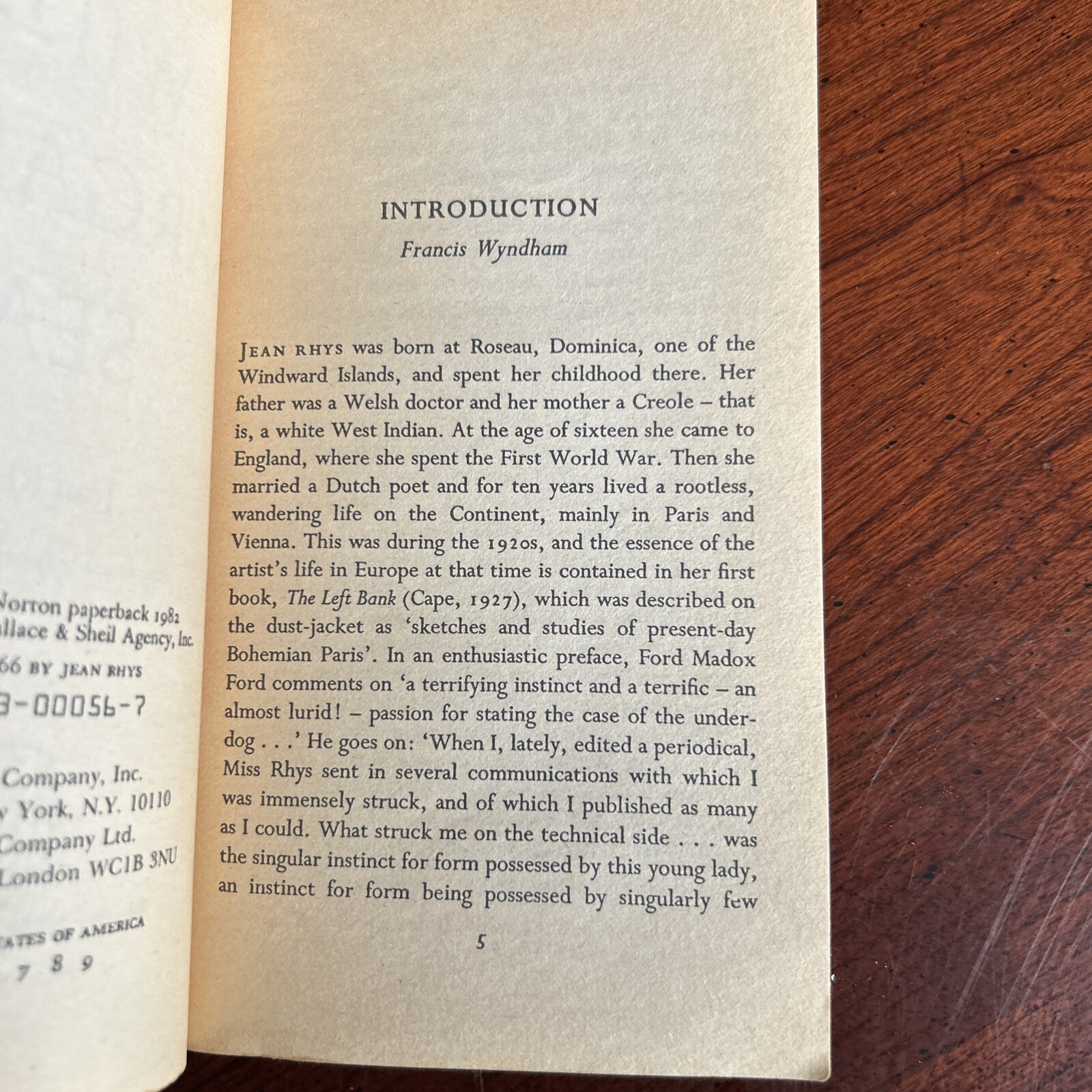 Wide Sargasso Sea by Jean Rhys (1966, Trade Paperback 1st edition )