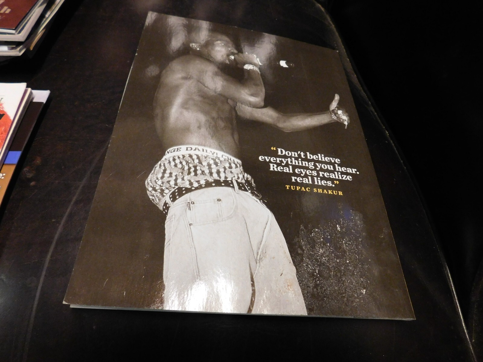 A360 Media Magazine Tupac Artist Activist Legend 2022 – Stain On Back Cover