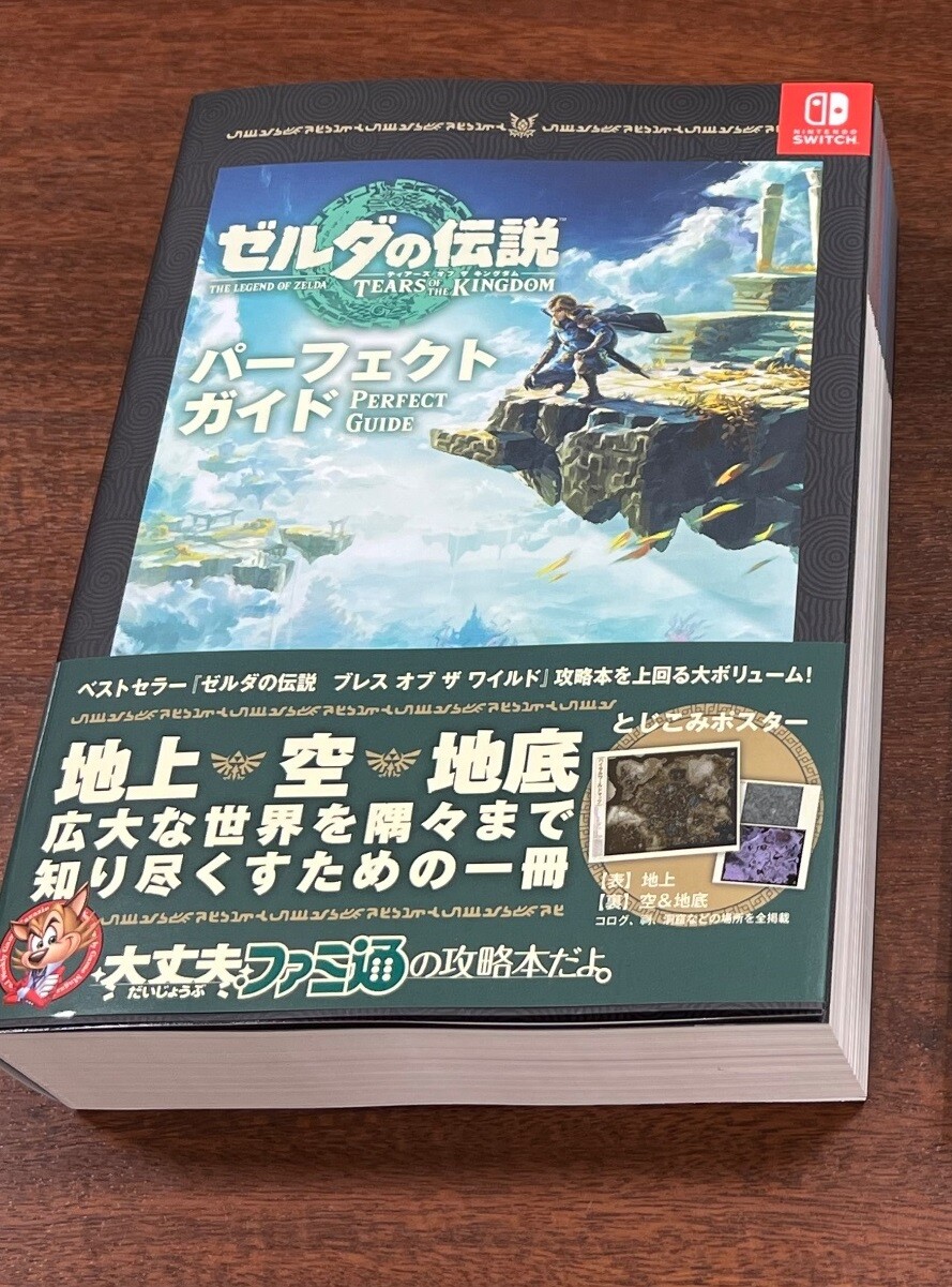 The Legend of Zelda Tears of the Kingdom Perfect Guide Book (608 pages) Japan