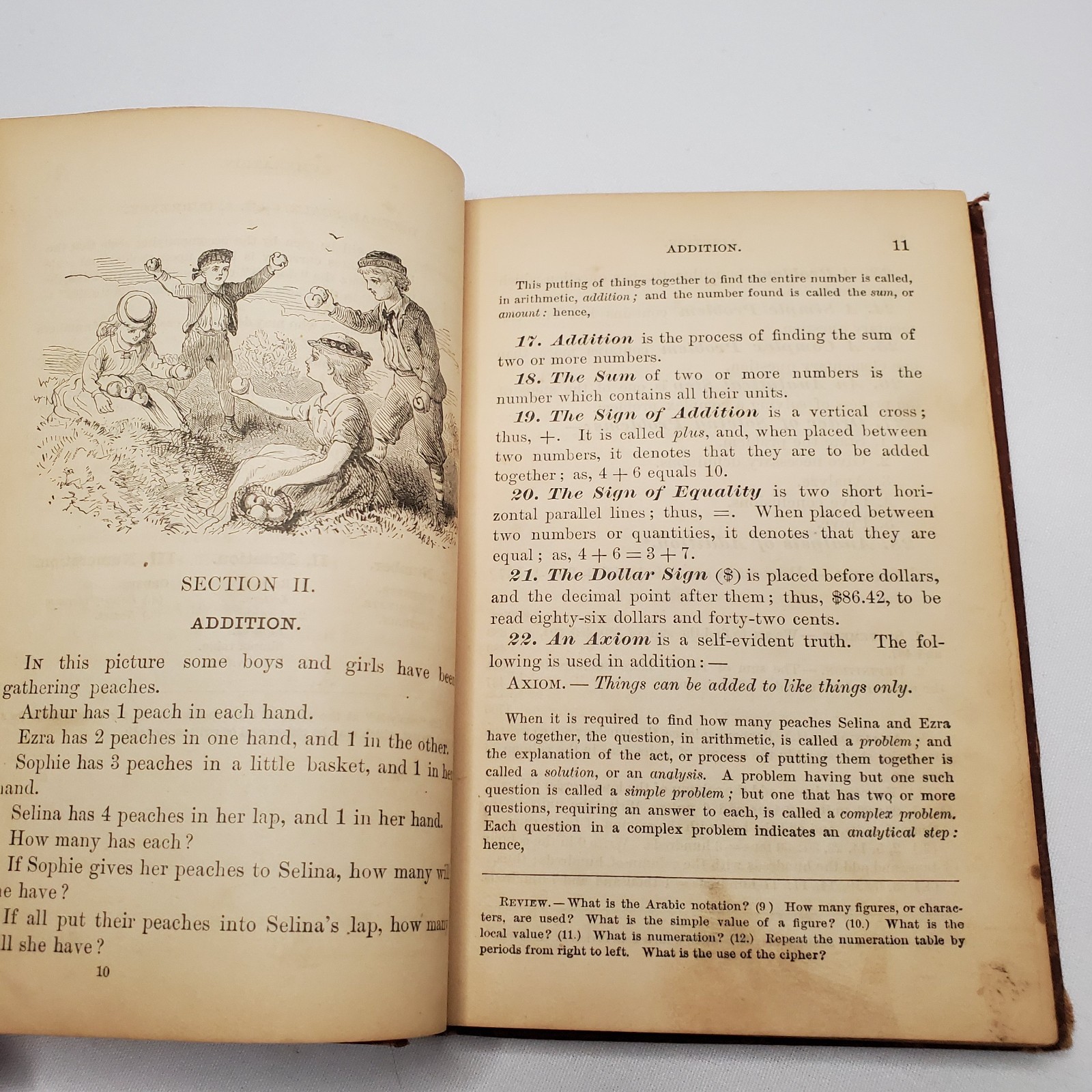Felter&rsquo;s New Intermediate Arithmetic 1875 Antique / Vintage School Mathematics