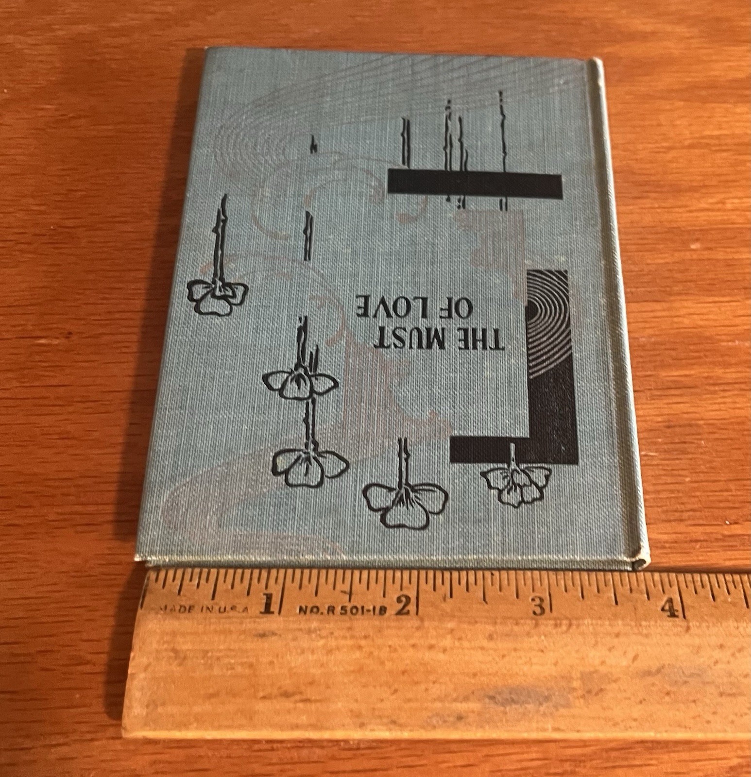 Antique Book THE MUST OF LOVE By David Cook 1897 Mini size 5.25 x 3.75” x .25”