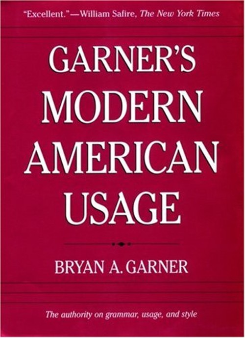 Garner&rsquo;s Modern American Usage Hardcover Bryan A. Garner