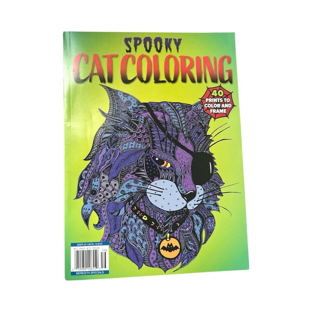 Coloring Book Cat Meredith Specials Magazine 2025 Cats 40+ Prints Color Collect