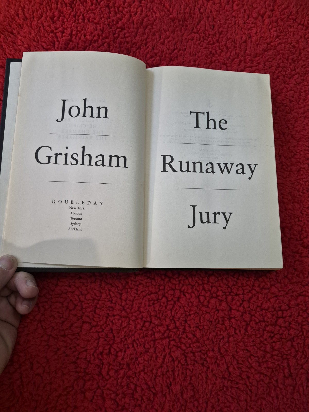 Lot Of 5 John Grisham Books HC