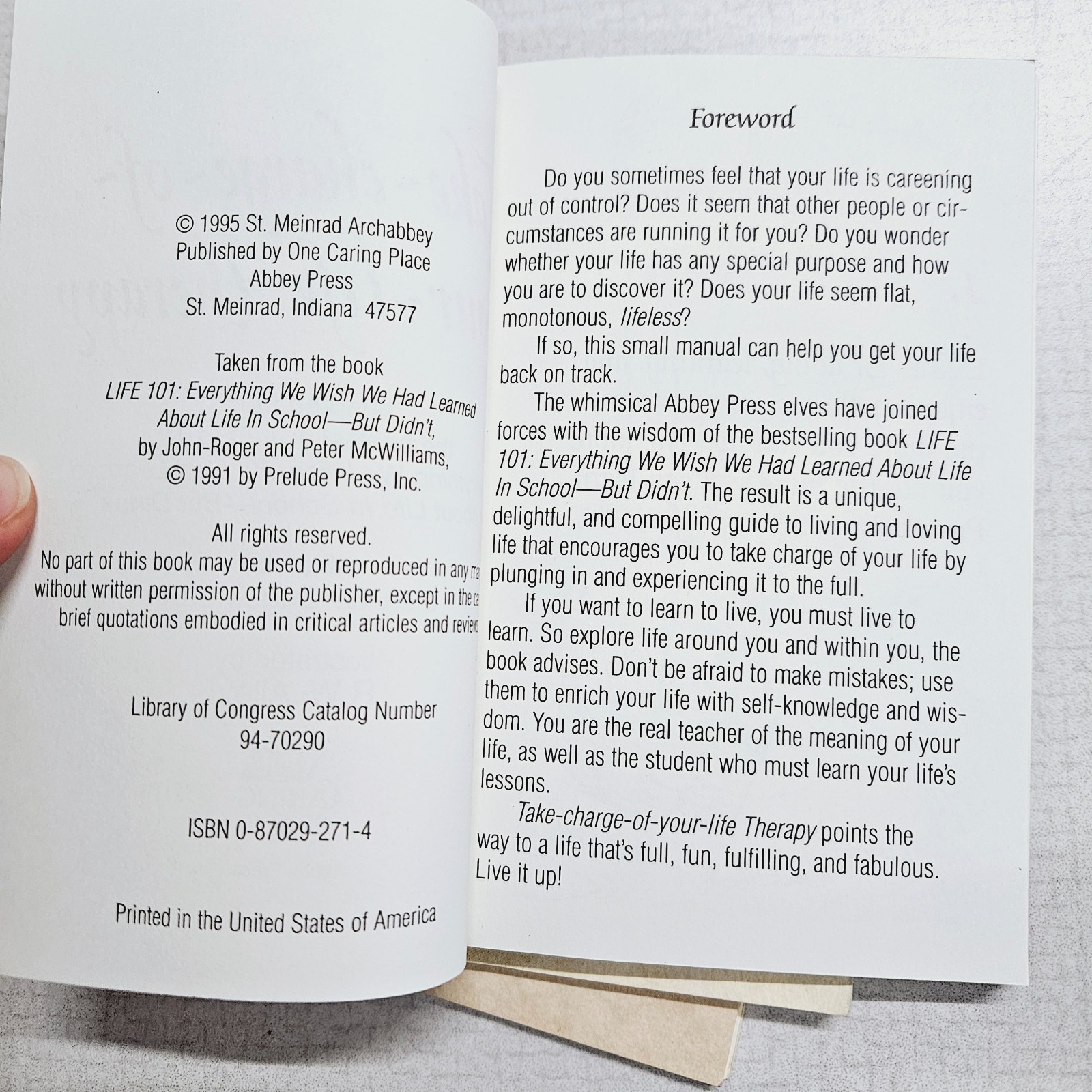 Lot of (3) Therapy Elf Self Help Mini Books – Alley – Prayer, Keeping Up Spirits