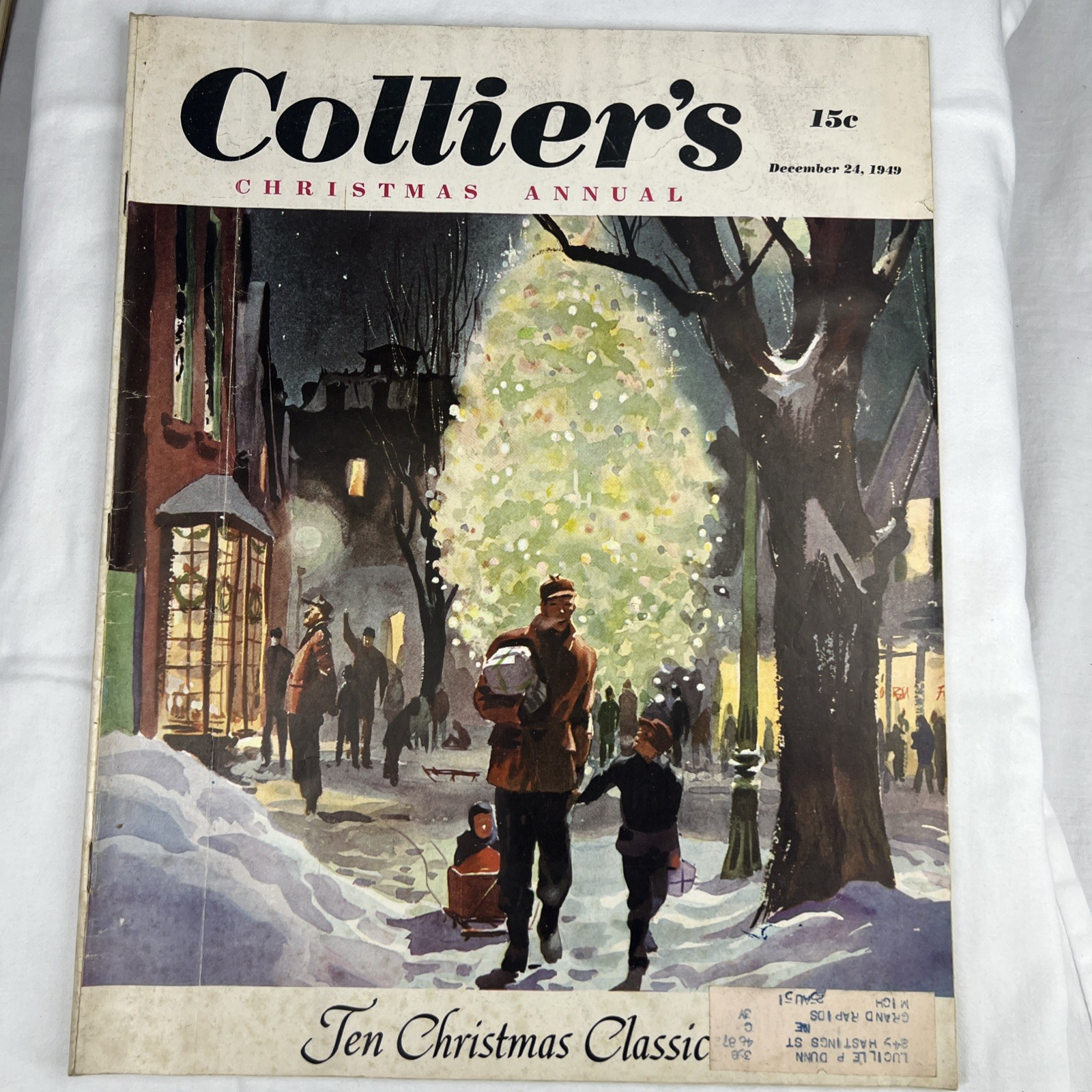 Collier&rsquo;s Magazine Christmas Annual Publication December 24, 1949, 80 Pages