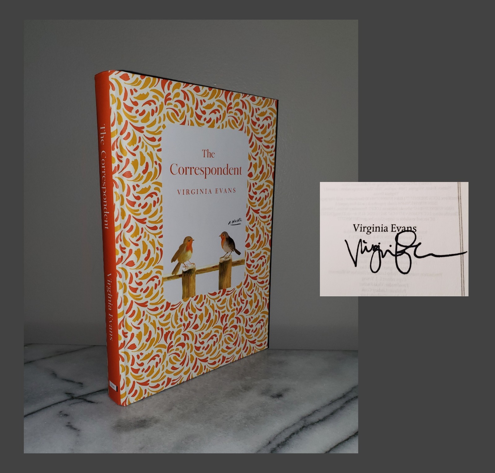 *Signed* THE CORRESPONDENT Virginia Evans 2026 First Deluxe Edition HC 1st Print