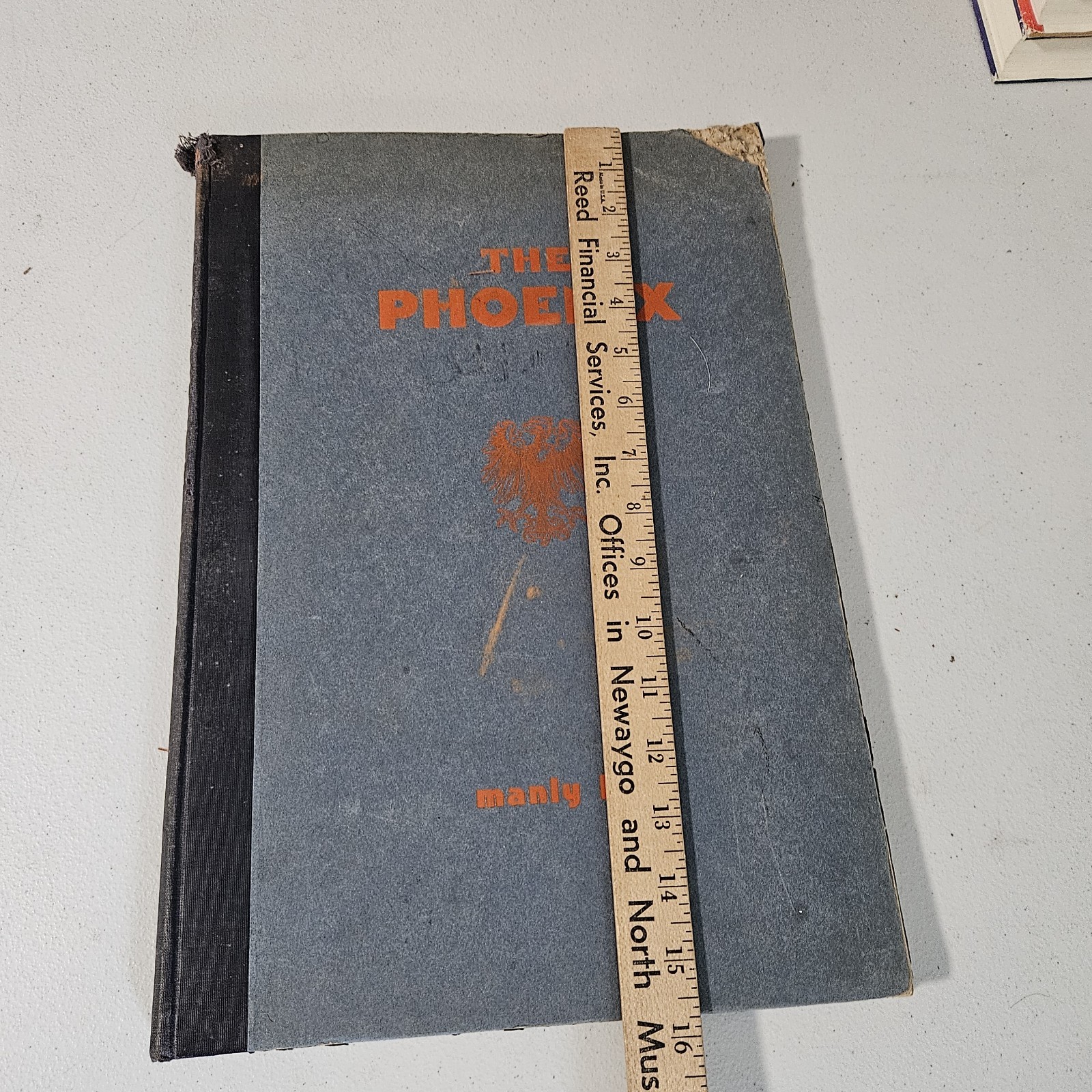 1931-32 Vintage Occult Book: The Phoenix By Manly Hall Limited Edition /3000