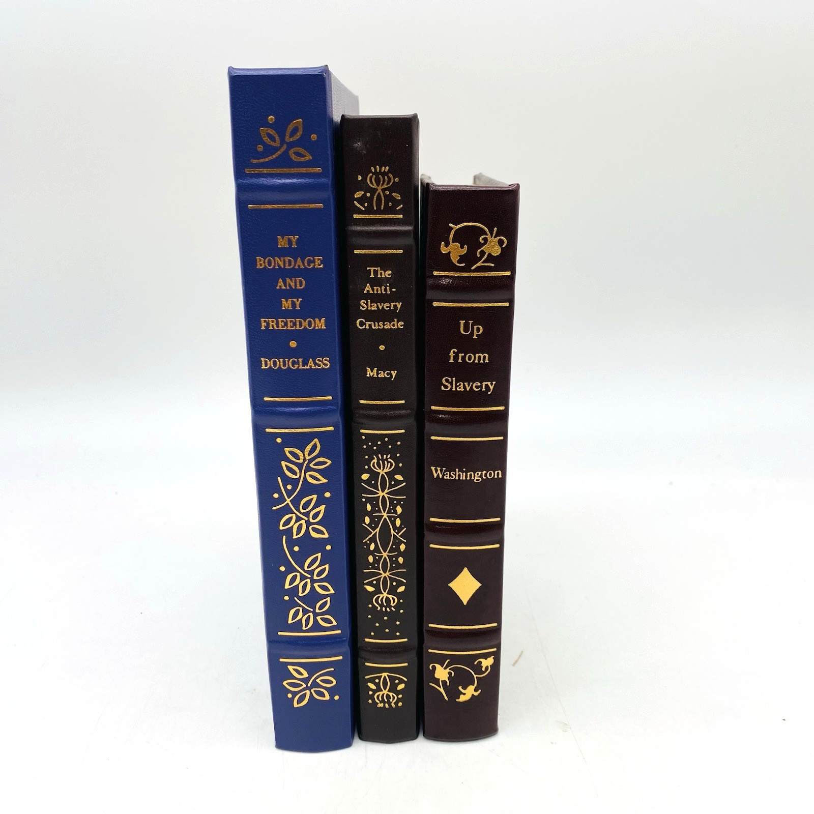 Lot of 3 Up From Slavery, Crusade, My Bondage,Library of American Freedoms Books