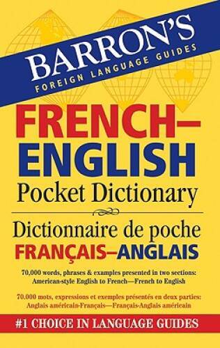Barron&rsquo;s French-English Pocket Bilingual Dictionary (Barron&rsquo;s Foreign Lan – GOOD