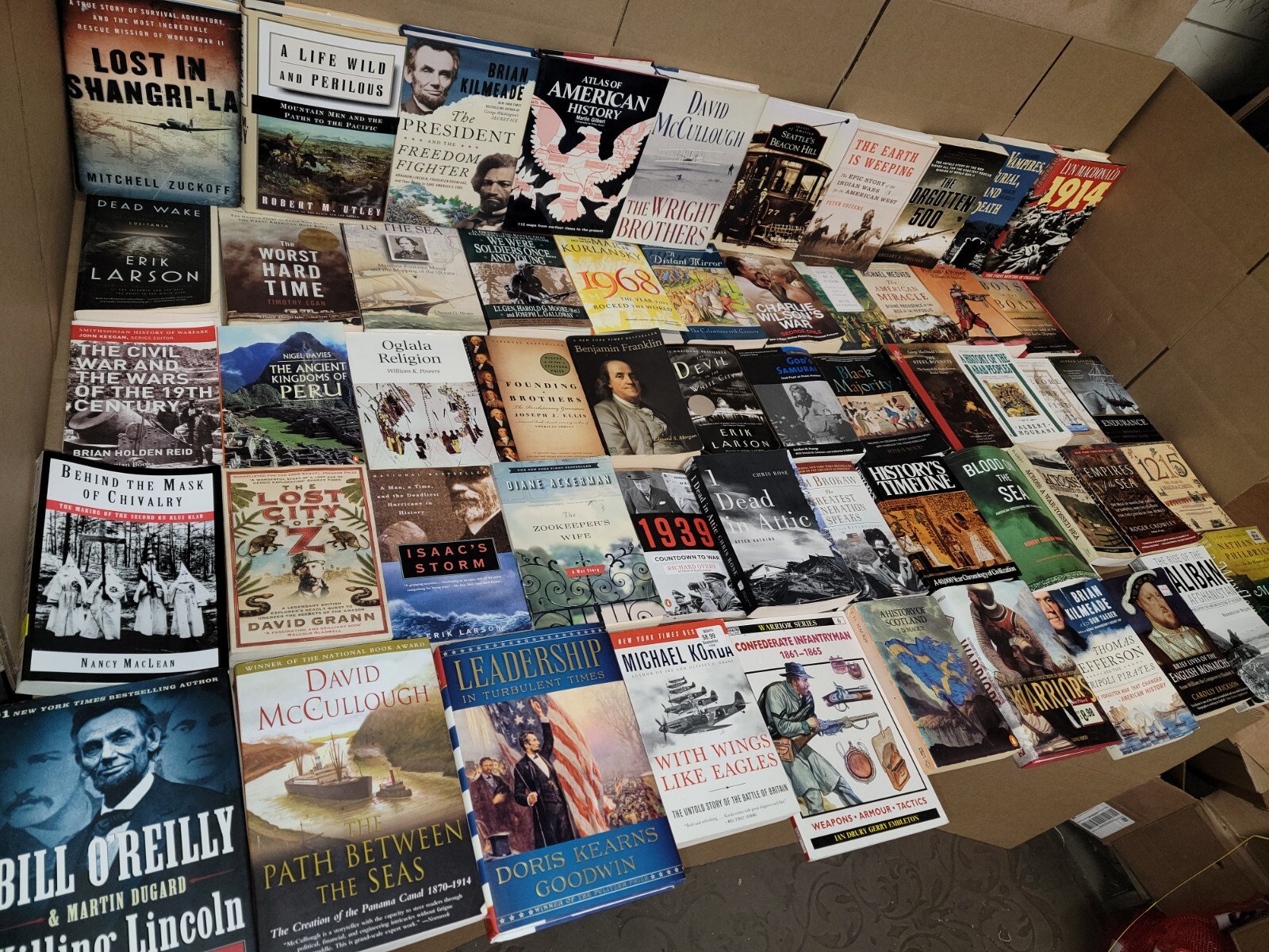 Lot of 20 History US World Europe American Europe Ancient War Book MIX UNSORTED