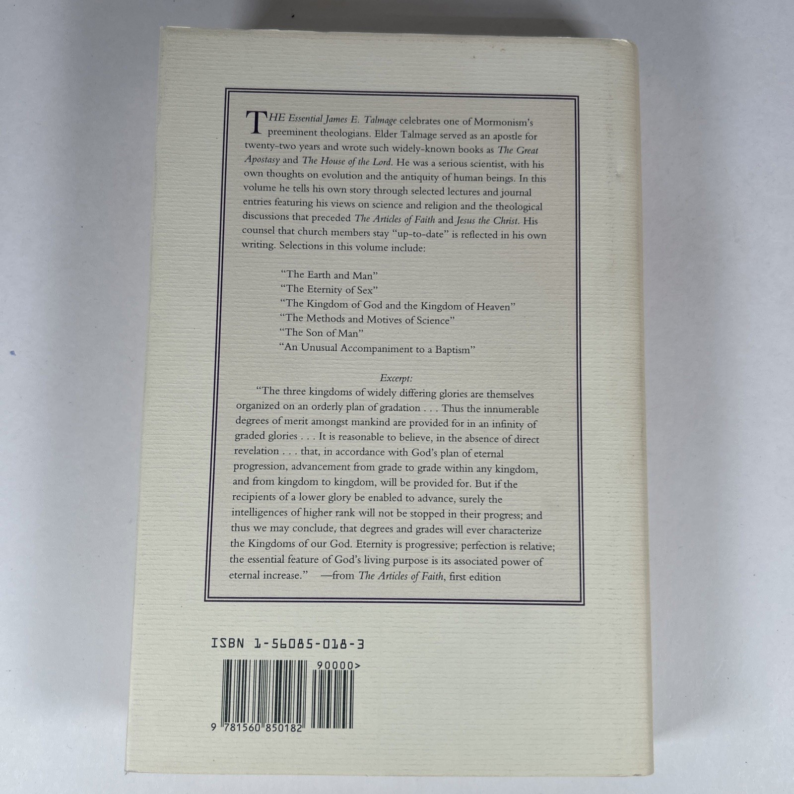 The Essential James E Talmage Hardbound Signature Books Review Copy