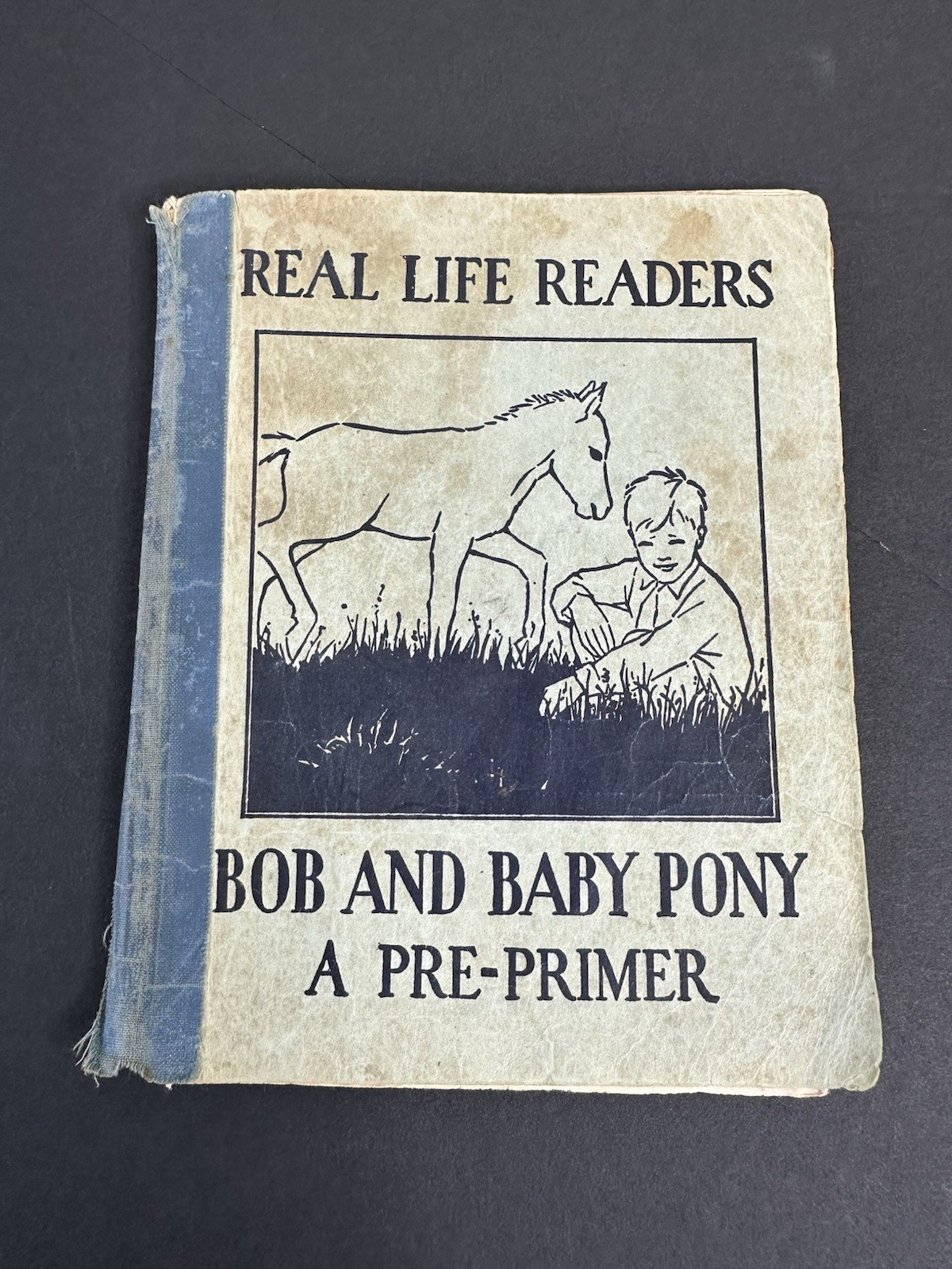 Vintage Real Life Readers Bob and Baby Pony Pre-Primer Complete Book 32 Pages