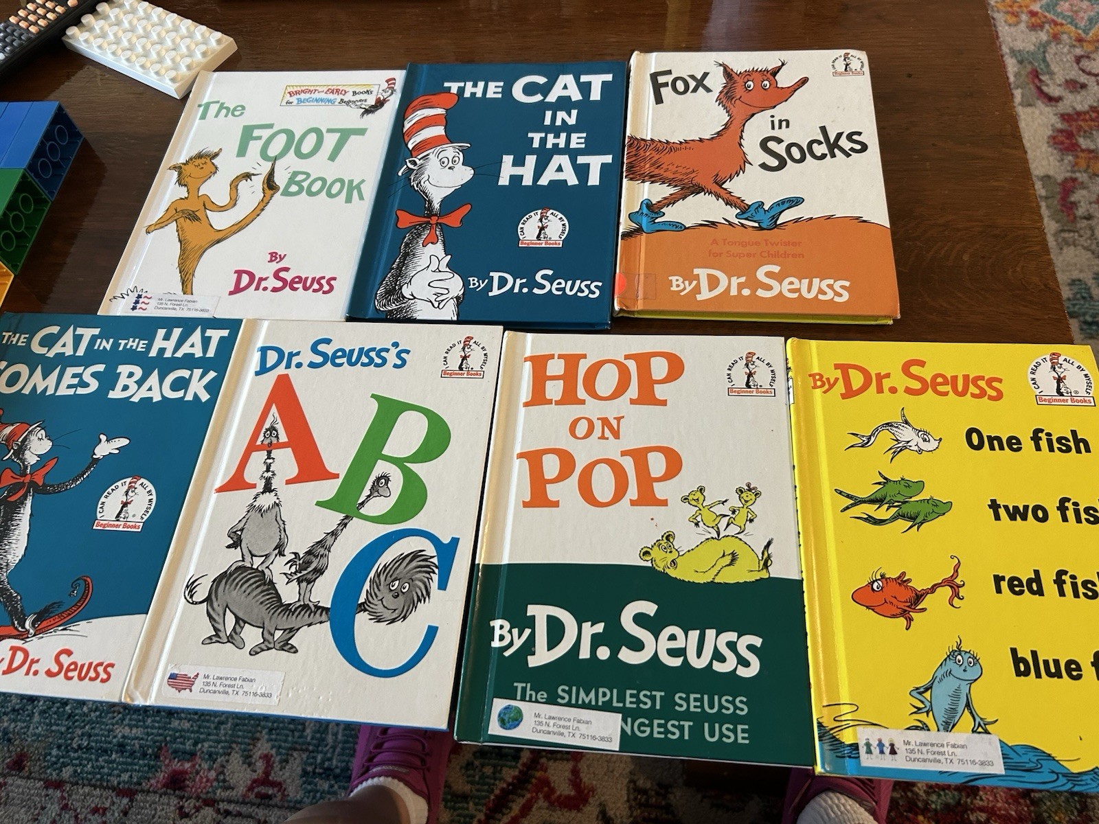 Lot of 7 Vintage Dr. Seuss Books