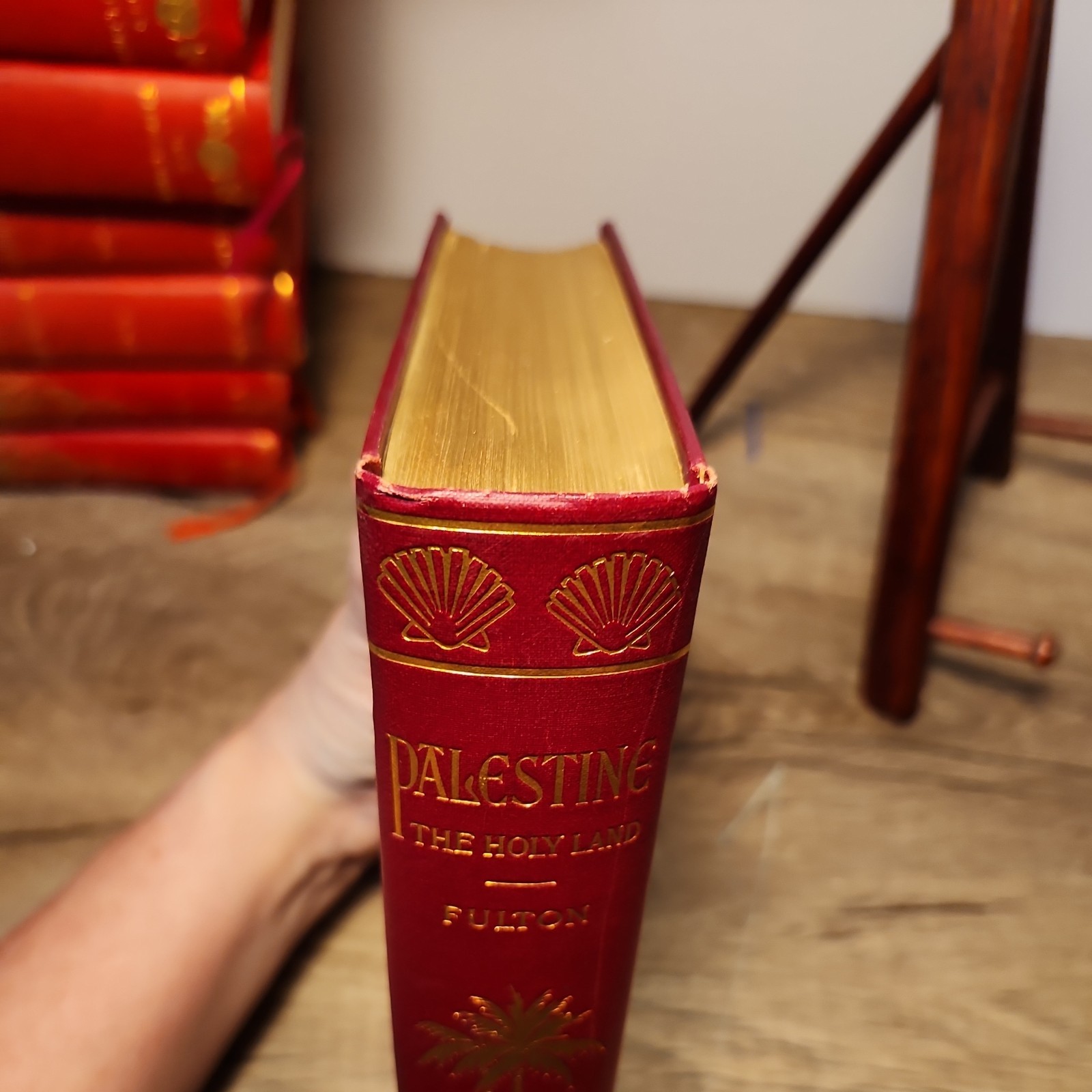 John FULTON D. D. / Palestine The Holy Land First Edition 1900 Hardcover