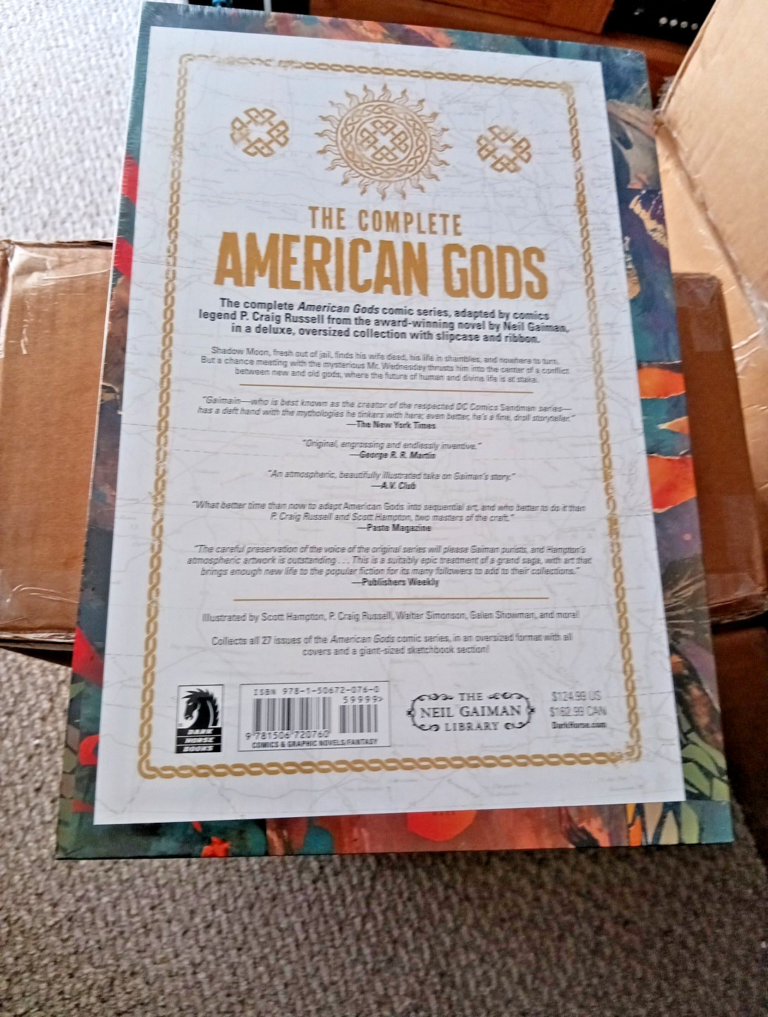 The Complete American Gods Neil Gaiman Hardcover HC Slipcase Omnibus Absolute